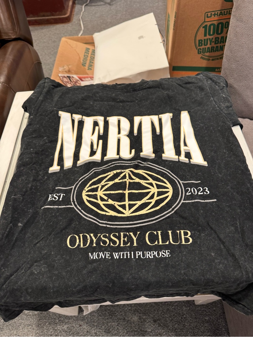Odyssey Club Black Graphic Sweater